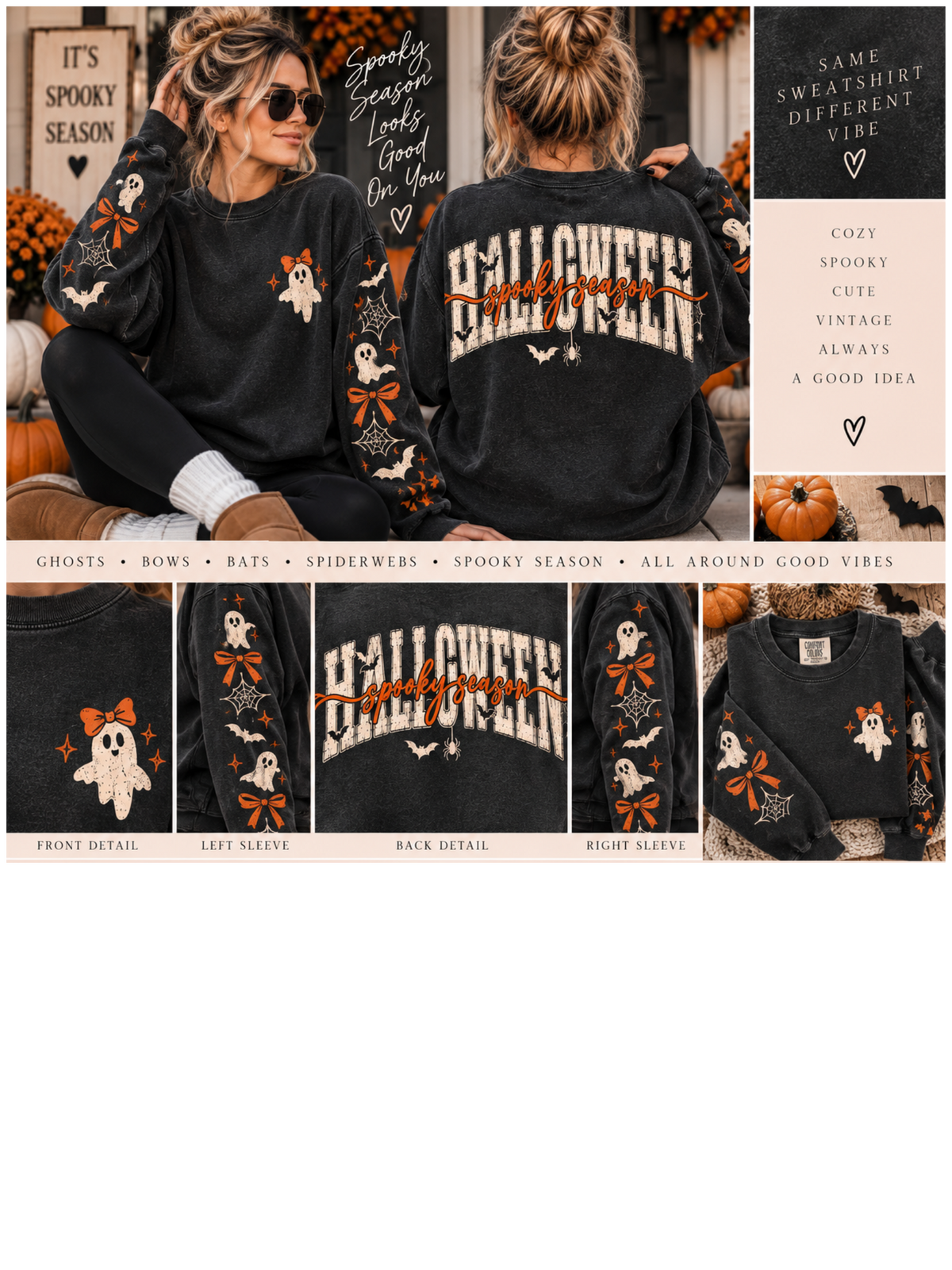 Halloween Spooky Season Crewneck