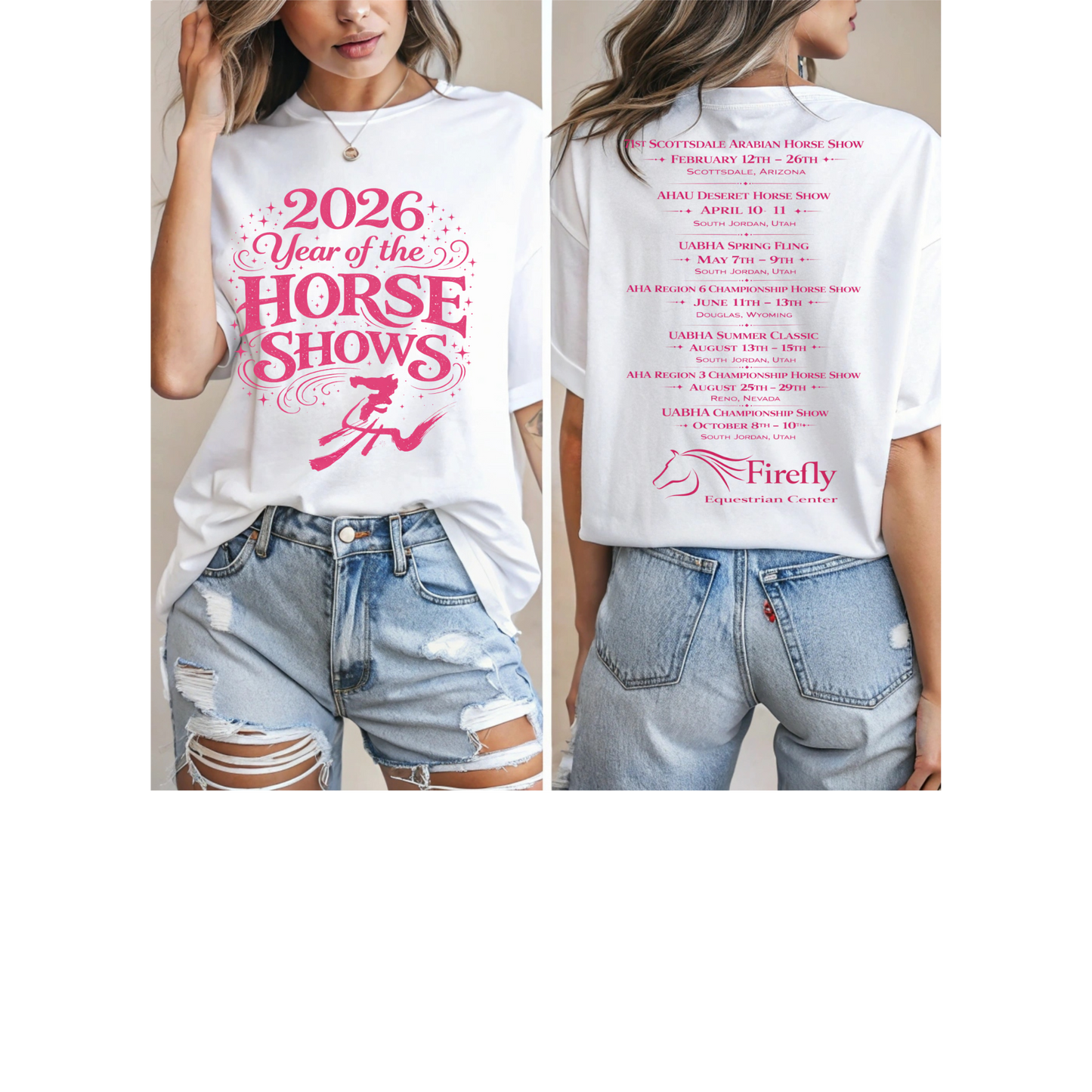 Firefly 2026 Year Of The Horse Shows T-Shirt Adult