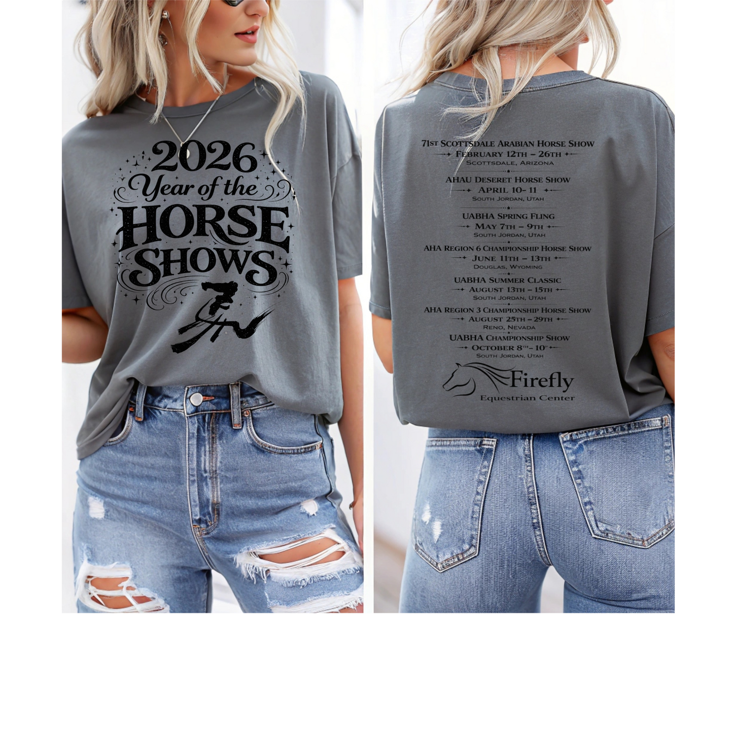 Firefly 2026 Year Of The Horse Shows T-Shirt Adult