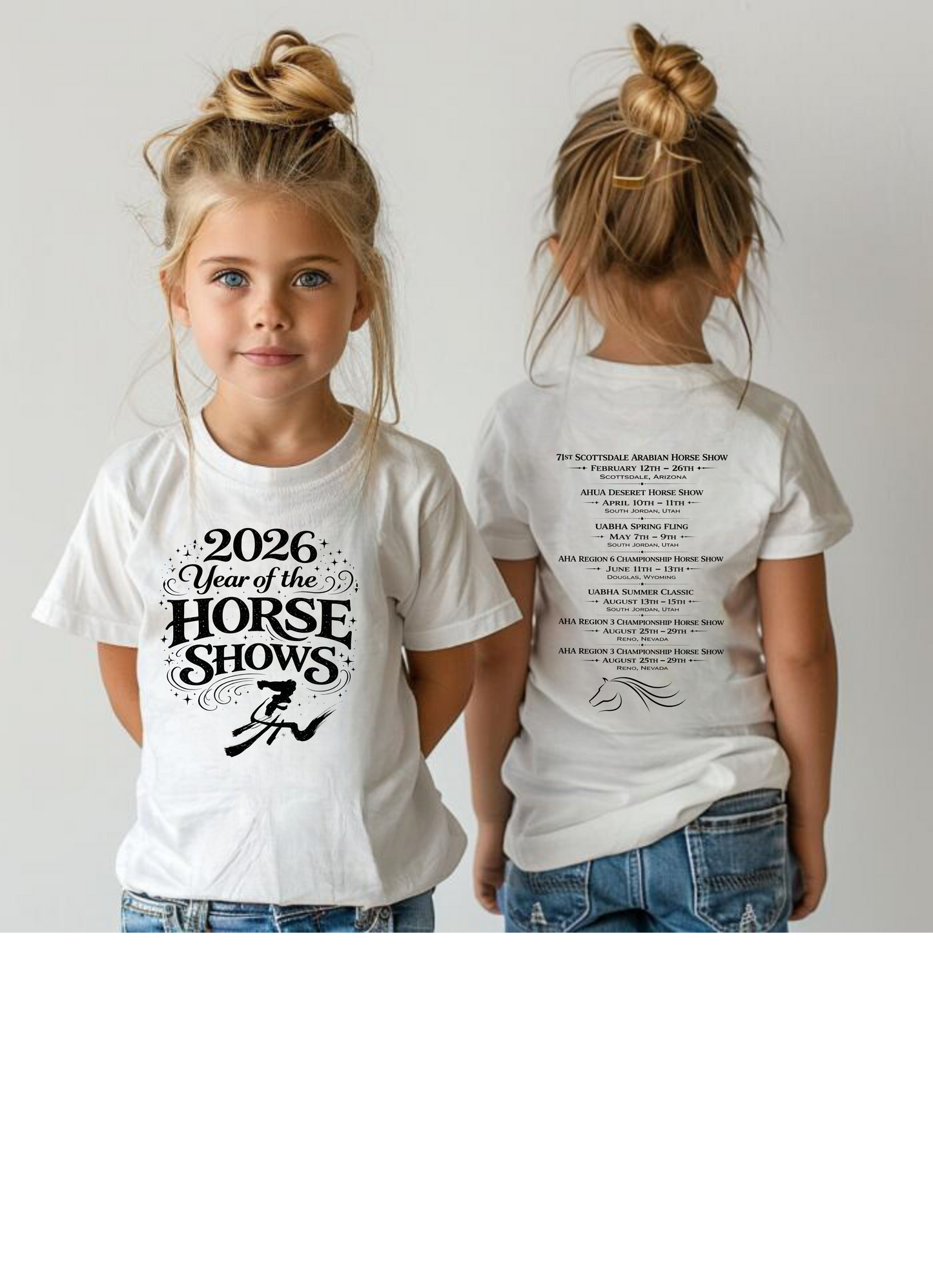 2026 Firefly Year Of The Horse Shows T-Shirts Kids