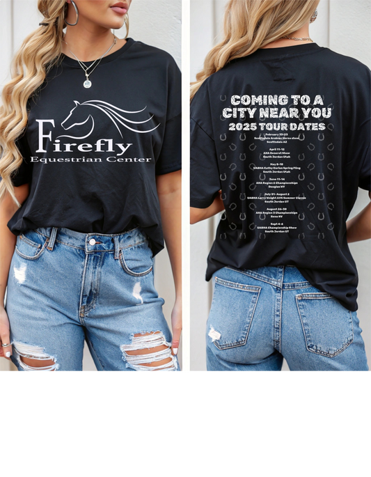 Firefly Tour Date T- Shirt White Graphic