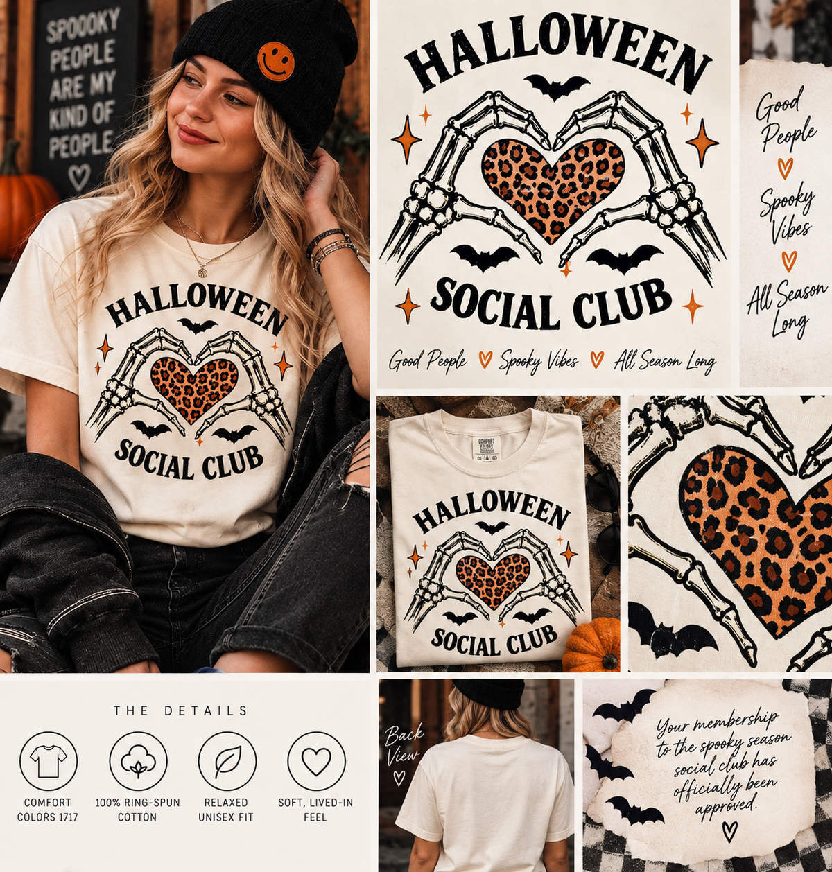 HALLOWEEN SOCIAL CLUB TEE