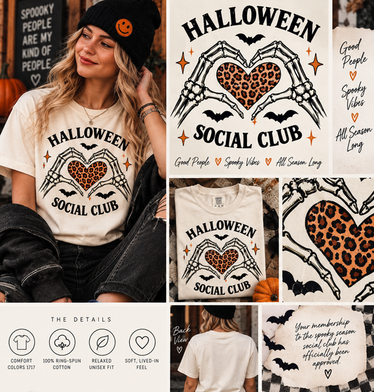 HALLOWEEN SOCIAL CLUB TEE
