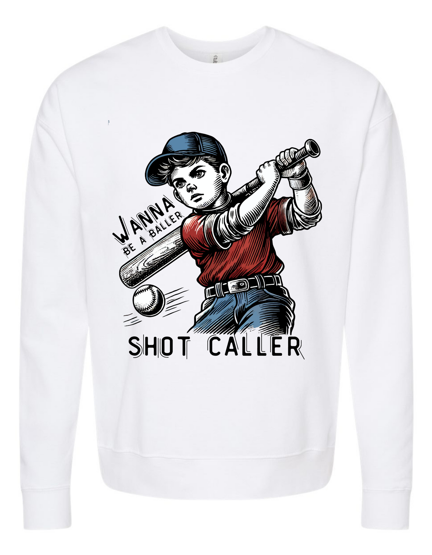 Shot Caller Baseball Sweatshirt