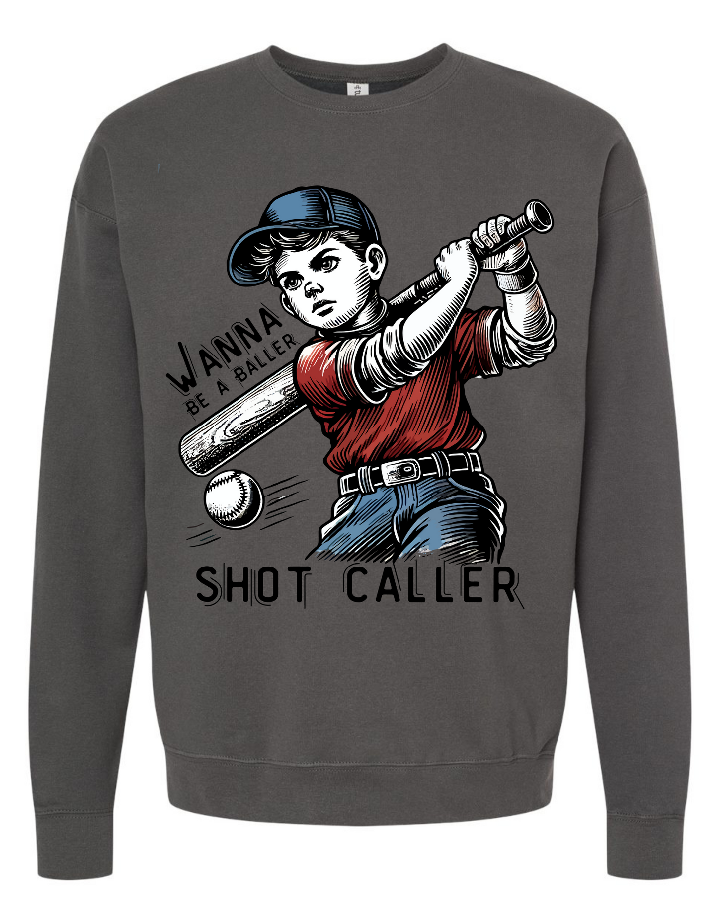 Shot Caller Baseball Sweatshirt