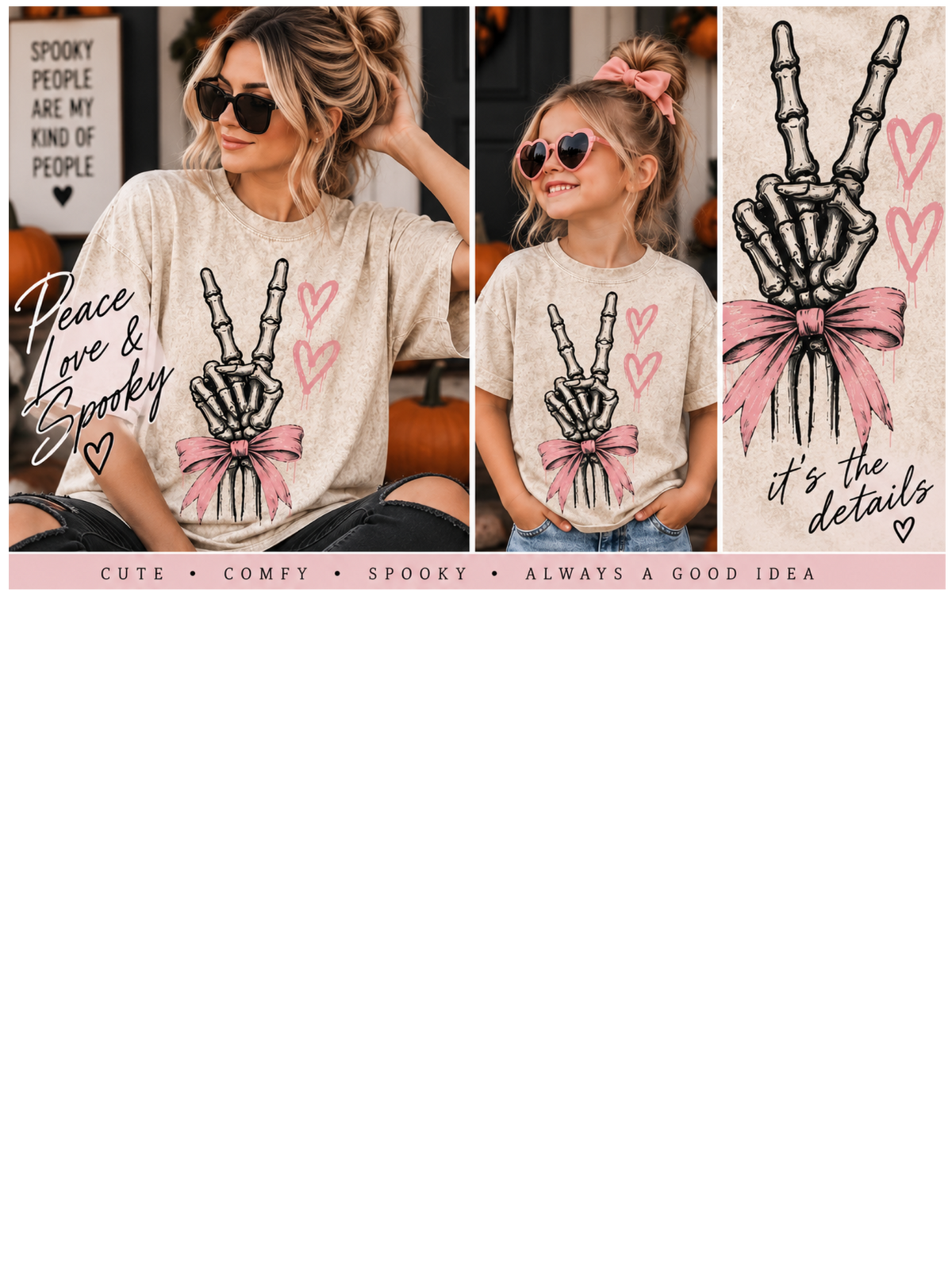 Peace, Love & Spooky Tee