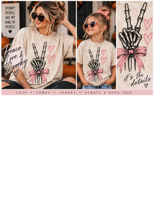 Peace, Love & Spooky Tee