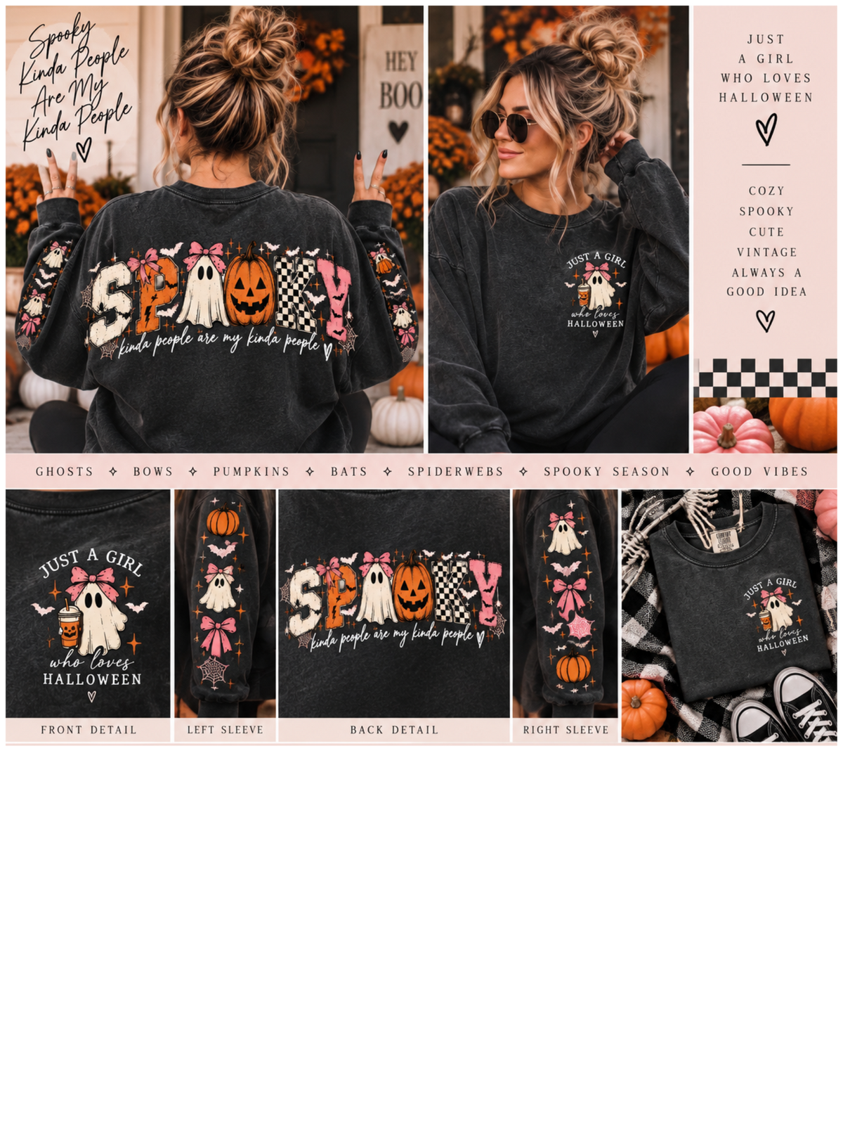 Spooky Kinda People Crewneck