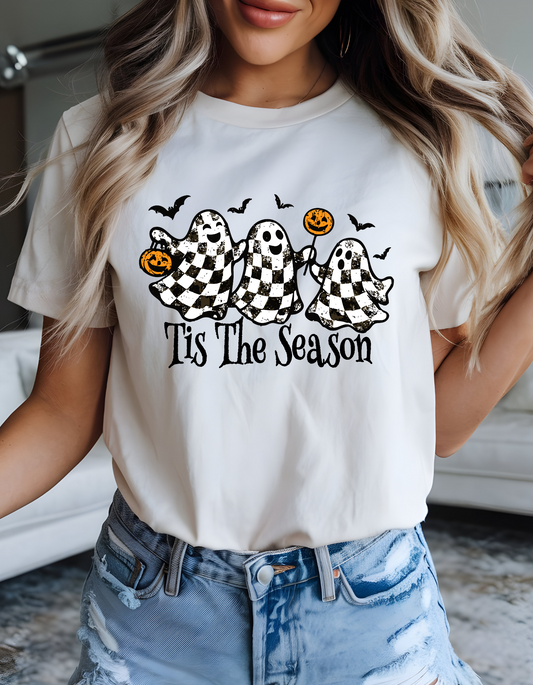 Tis' The Season Graphic Ghost T-shirt