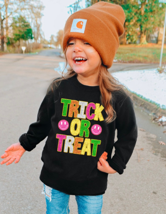 Trick or Treat long sleeve graphic