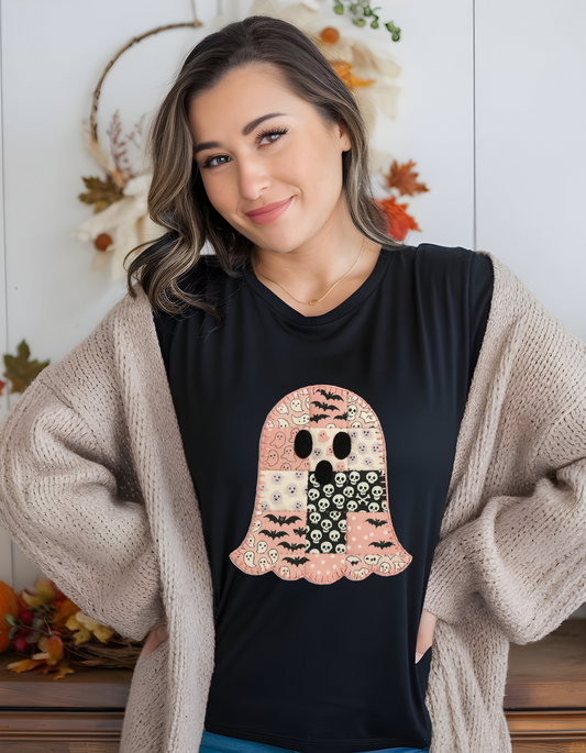 Patch Work Ghost Tshirt