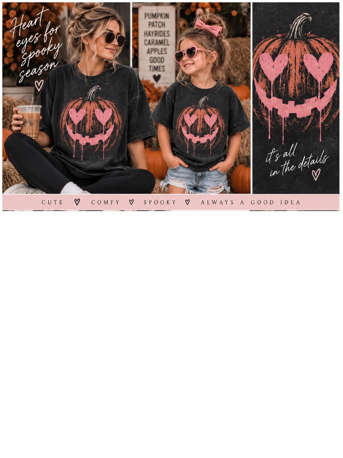 Heart Eyes Pumpkin Tee