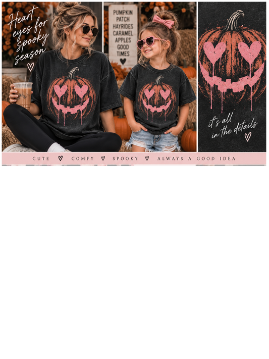 Heart Eyes Pumpkin Tee