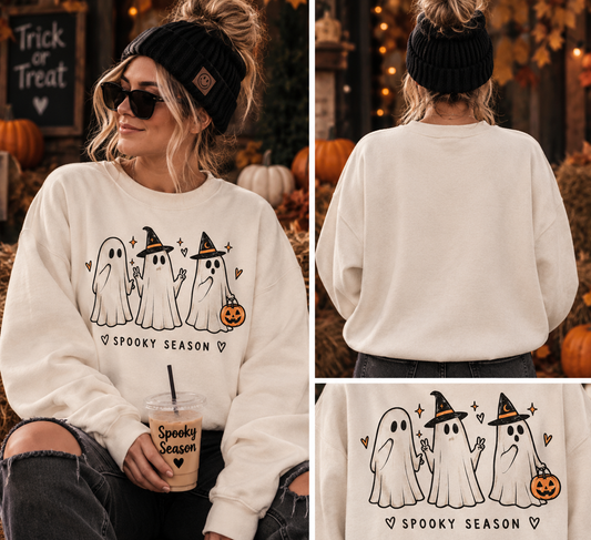 Spooky Season Ghost Crewneck