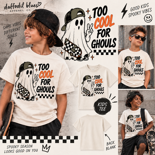 Too Cool for Ghouls Youth Tee